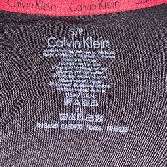 NWT Calvin Klein Thermal U Neck Long Sleeve Shirt - Picture 6 of 7